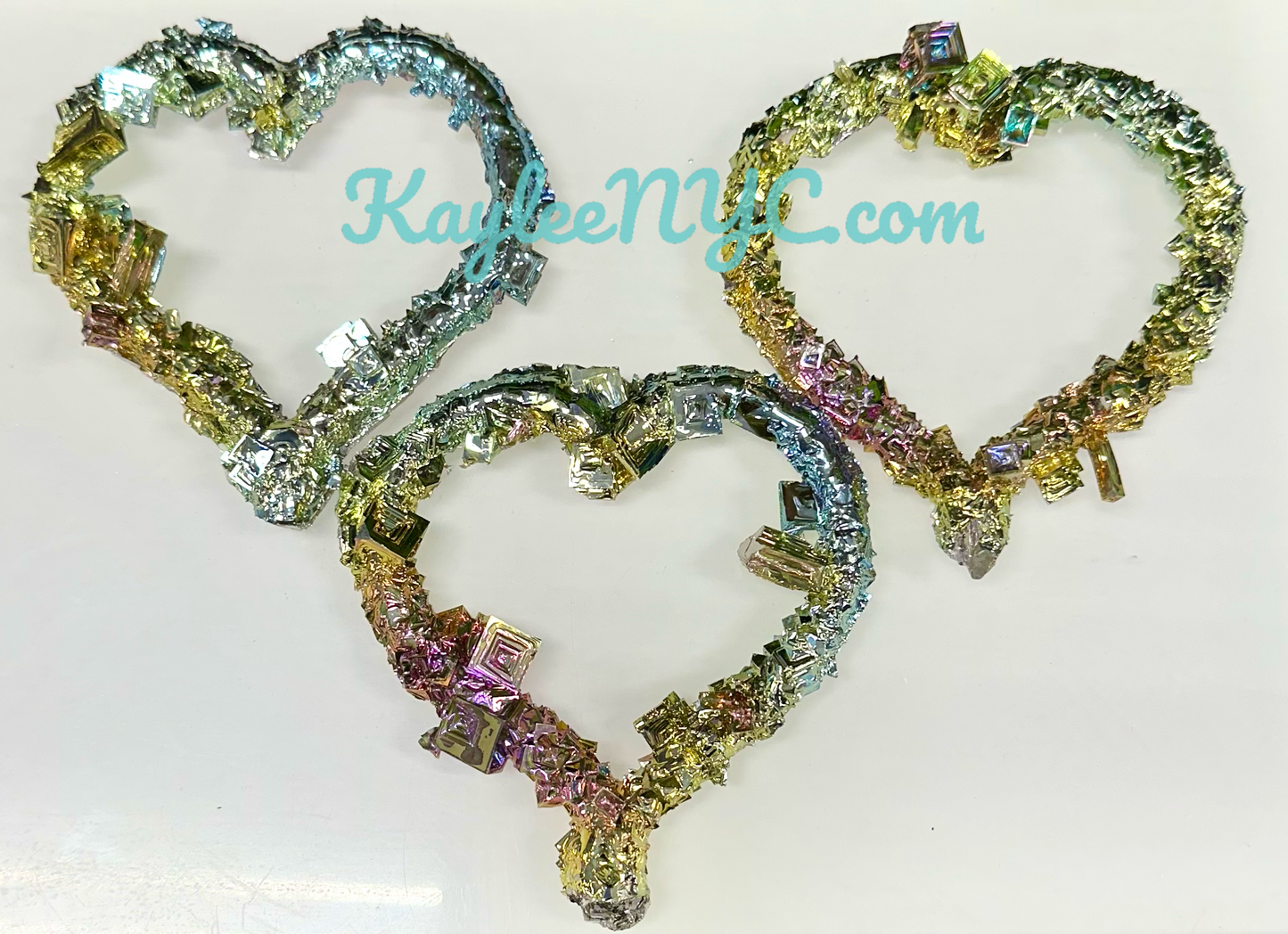 Wholesale Lot 3 PCs Bismuth Heart