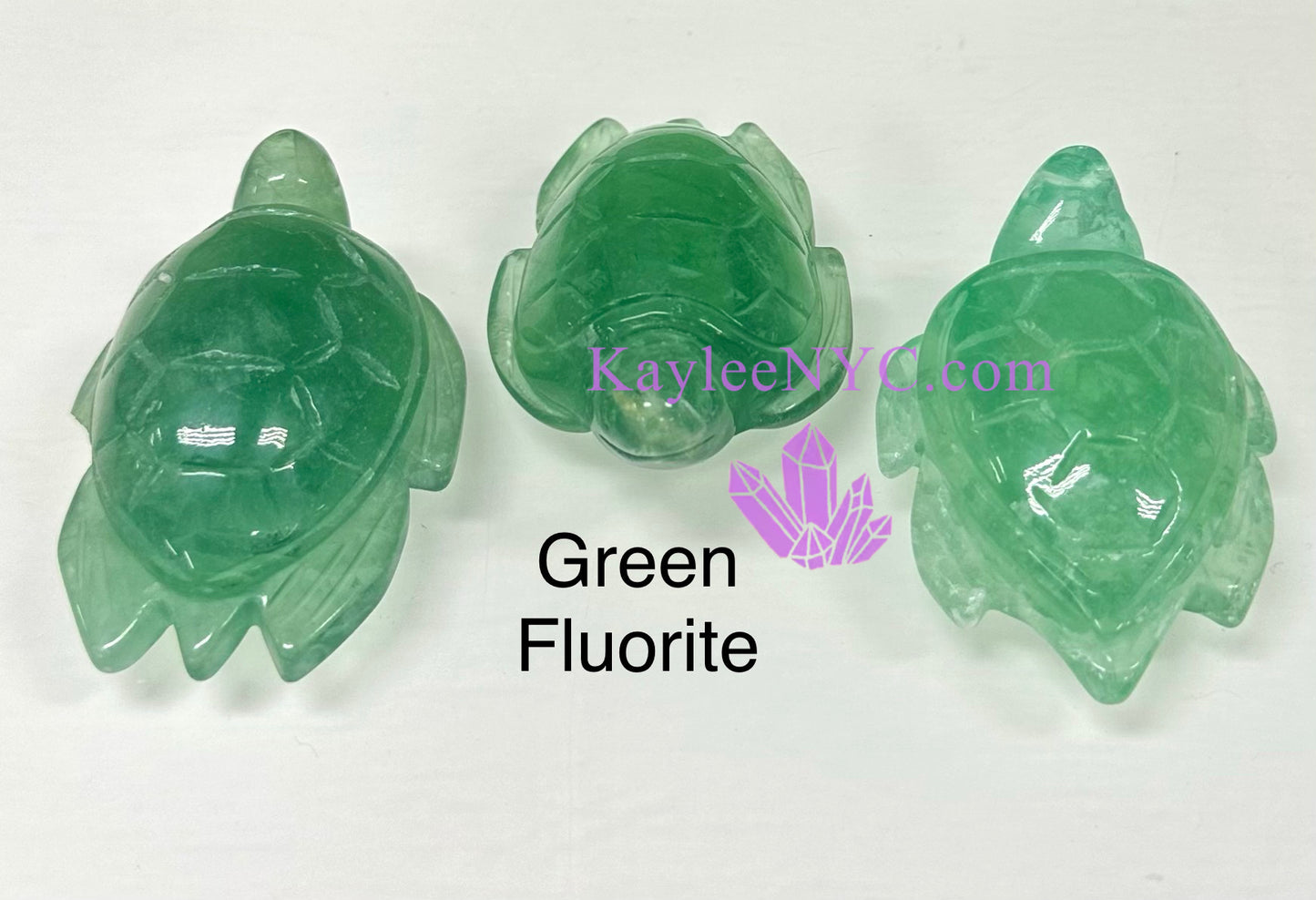 5 PCs 2.5” Natural Crystal Turtle