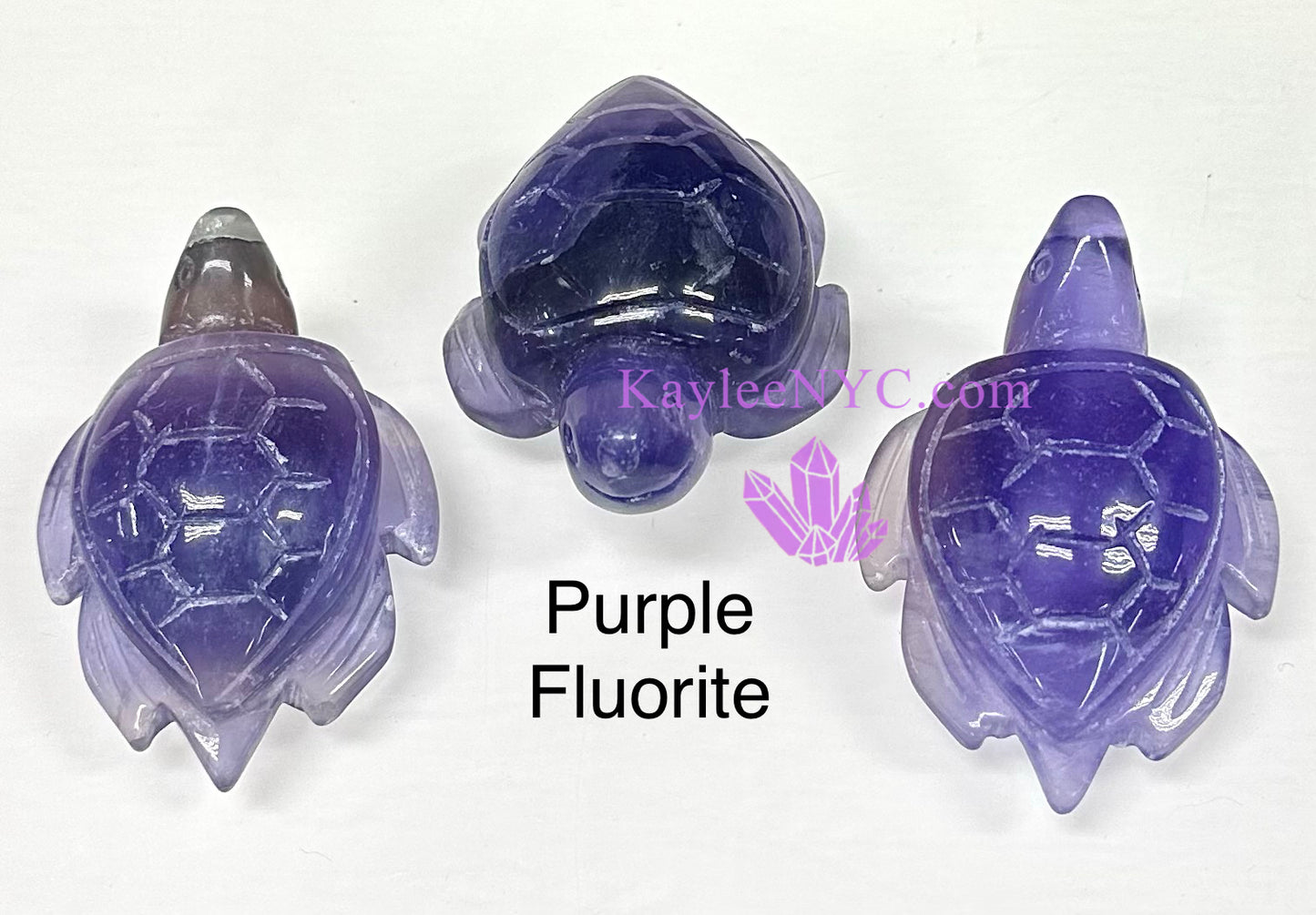 5 PCs 2.5” Natural Crystal Turtle