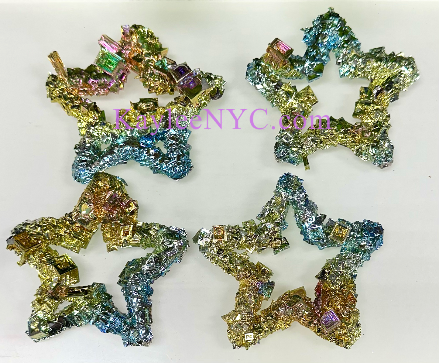 Wholesale Lot 4 PCs Bismuth Star