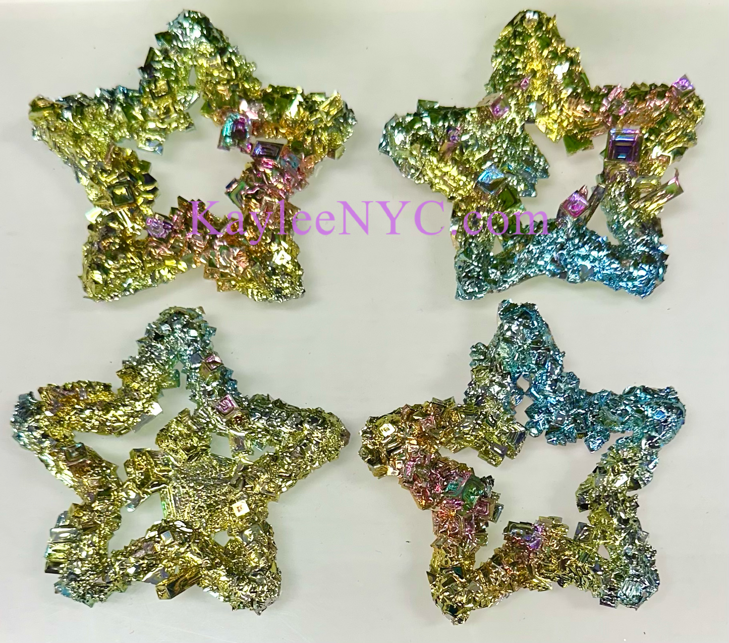 Wholesale Lot 4 PCs Bismuth Star