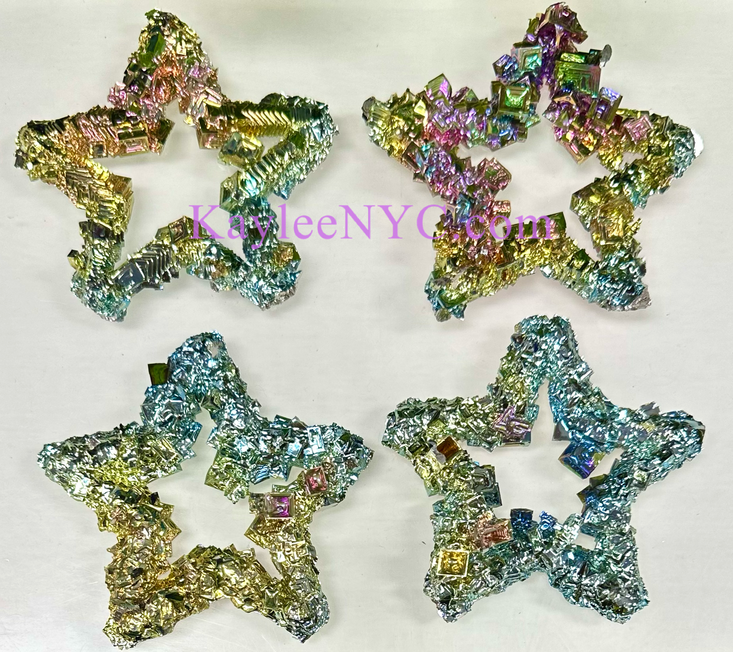 Wholesale Lot 4 PCs Bismuth Star