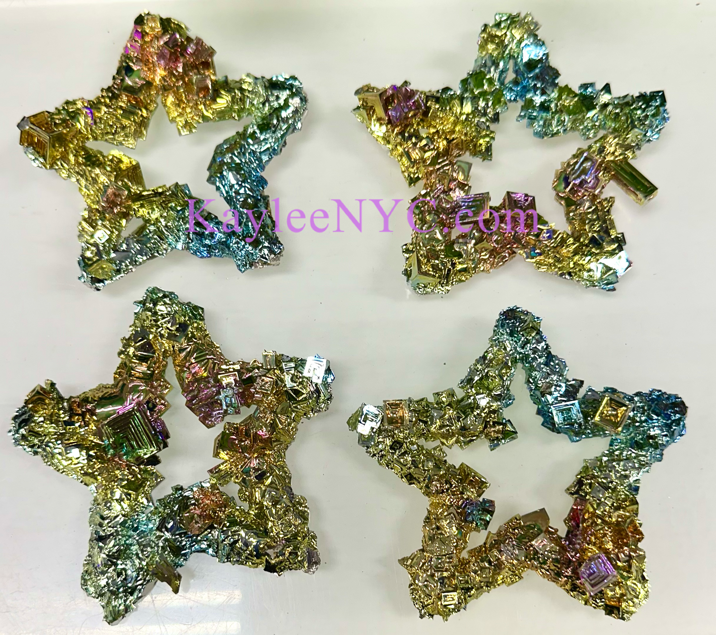 Wholesale Lot 4 PCs Bismuth Star