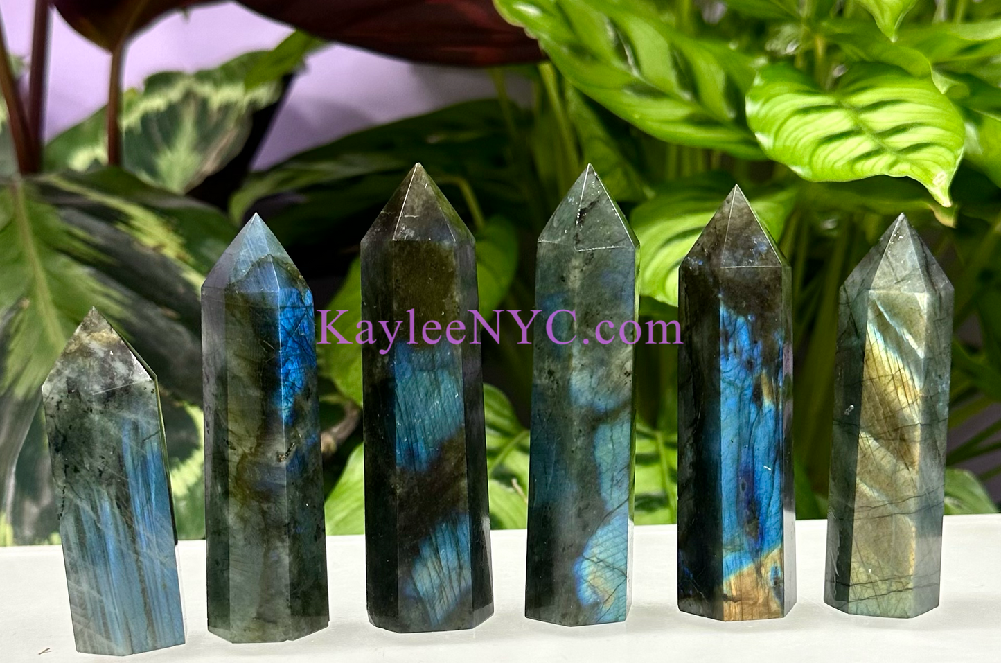 Wholesale Lot 1 Lb Natural Labradorite Obelisk Point Crystal Natural Energy