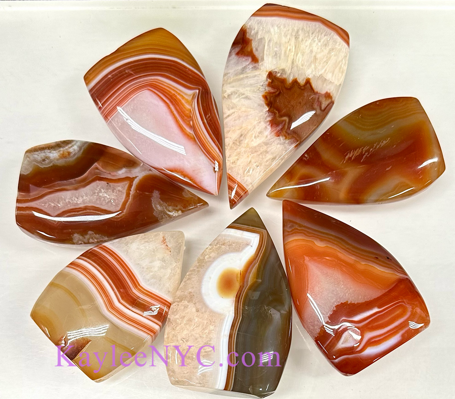 6-7 PCs Natural Carnelian Freeform Crystal bulk wholesale