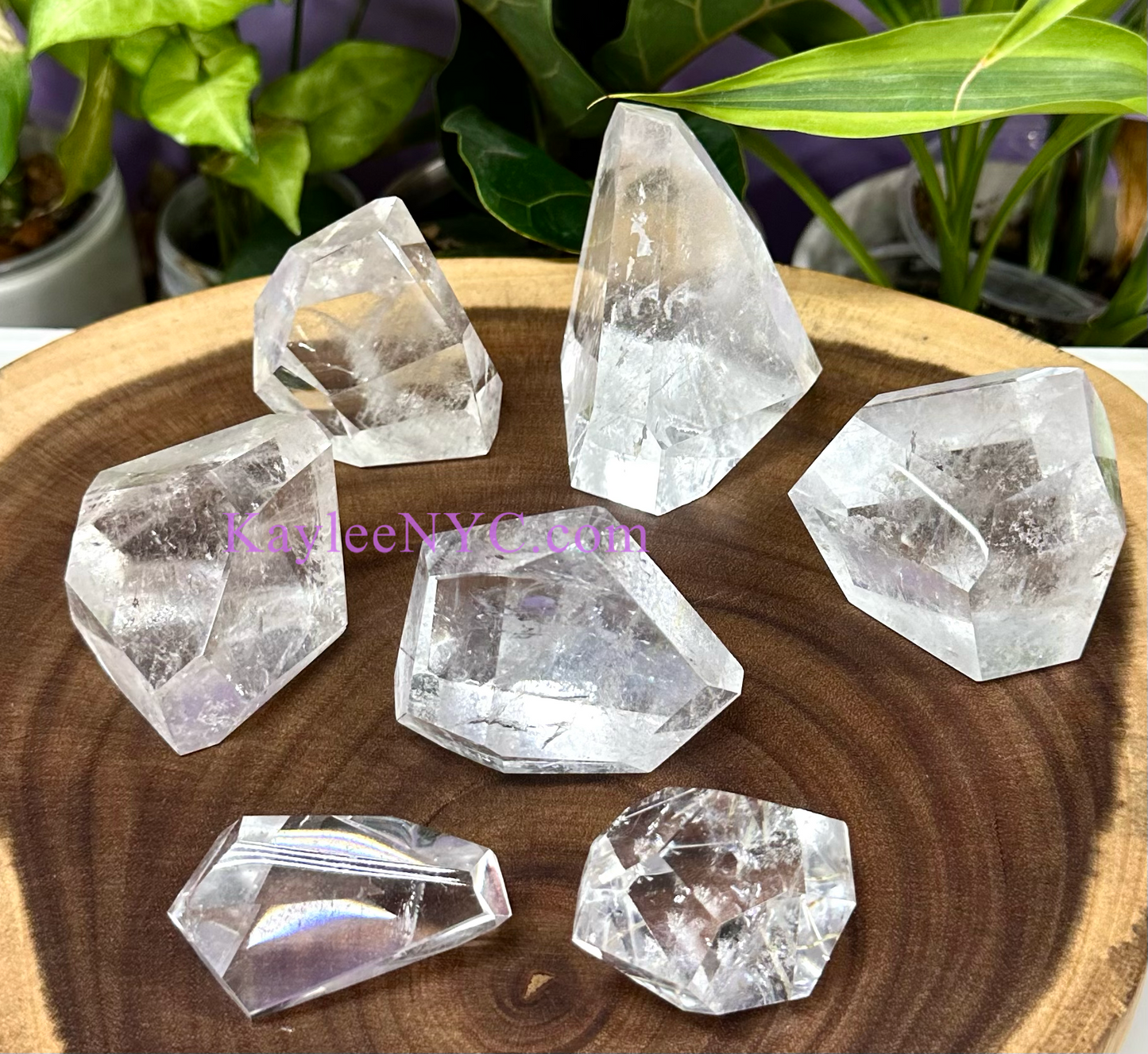 Wholesale Lot 2 lbs Natural Clear Quartz Crystal Polished Freeform Healing Energy