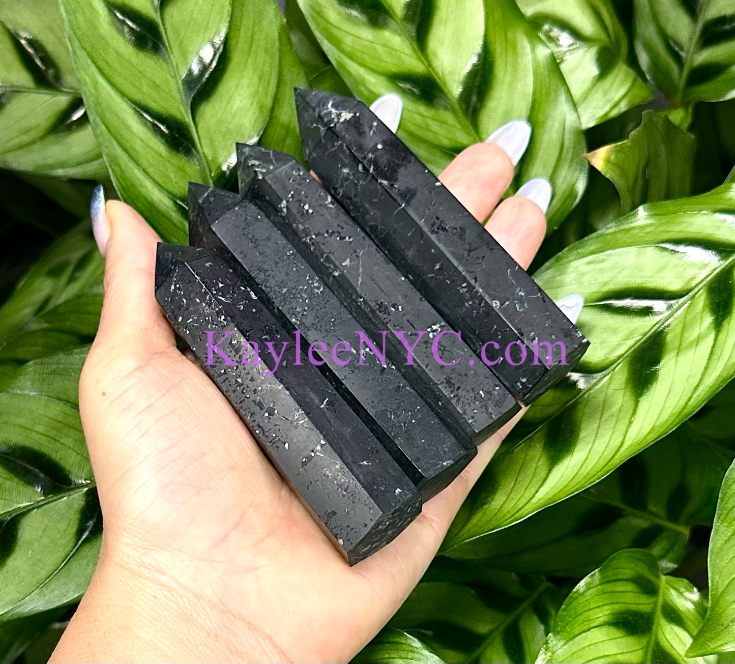 Wholesale Lot 1 Lb Natural Shungite Obelisk Tower Point Crystal Energy