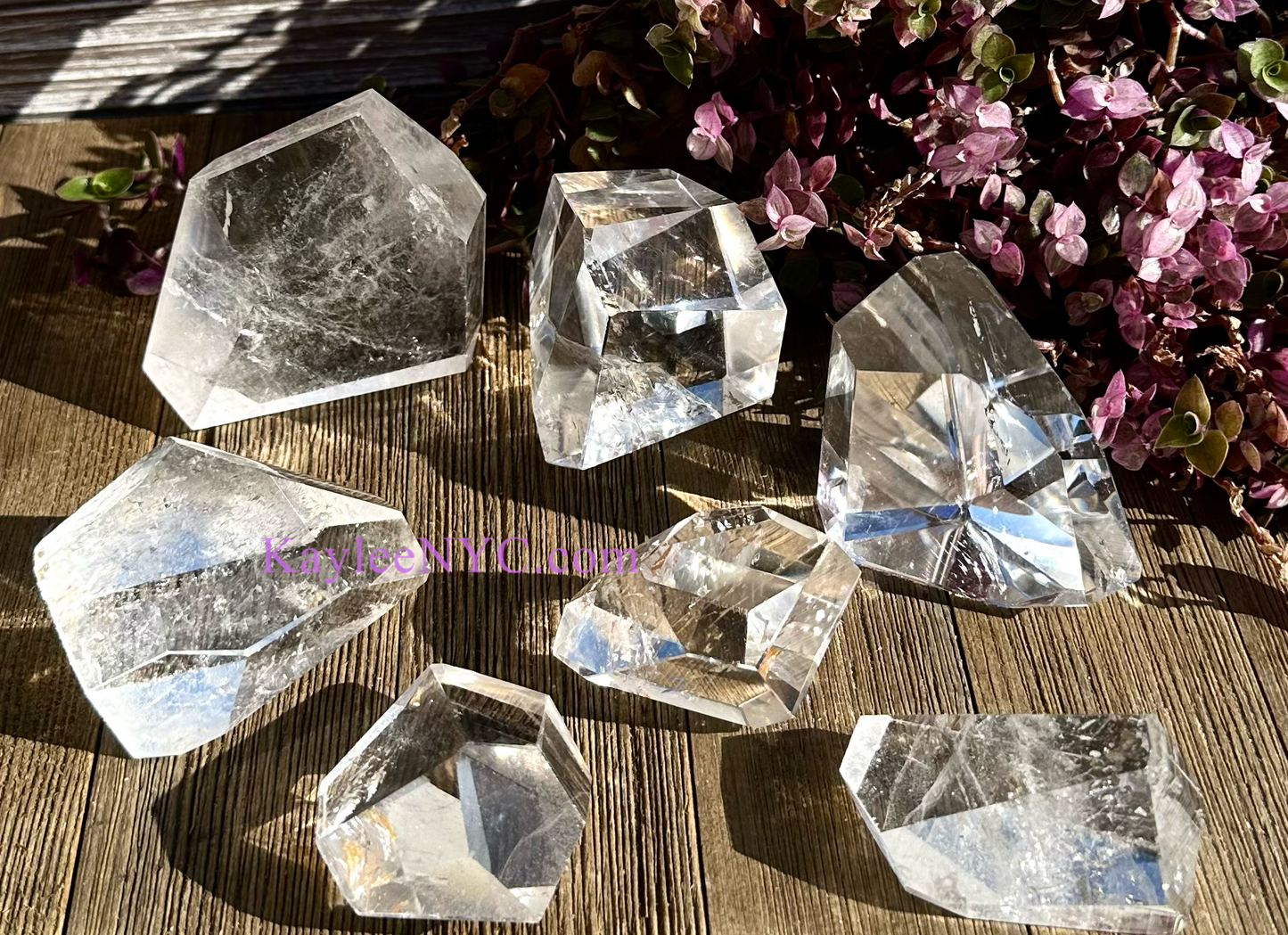 Wholesale Lot 2 lbs Natural Clear Quartz Crystal Polished Freeform Healing Energy