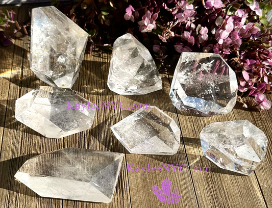 Wholesale Lot 2 lbs Natural Clear Quartz Crystal Polished Freeform Healing Energy