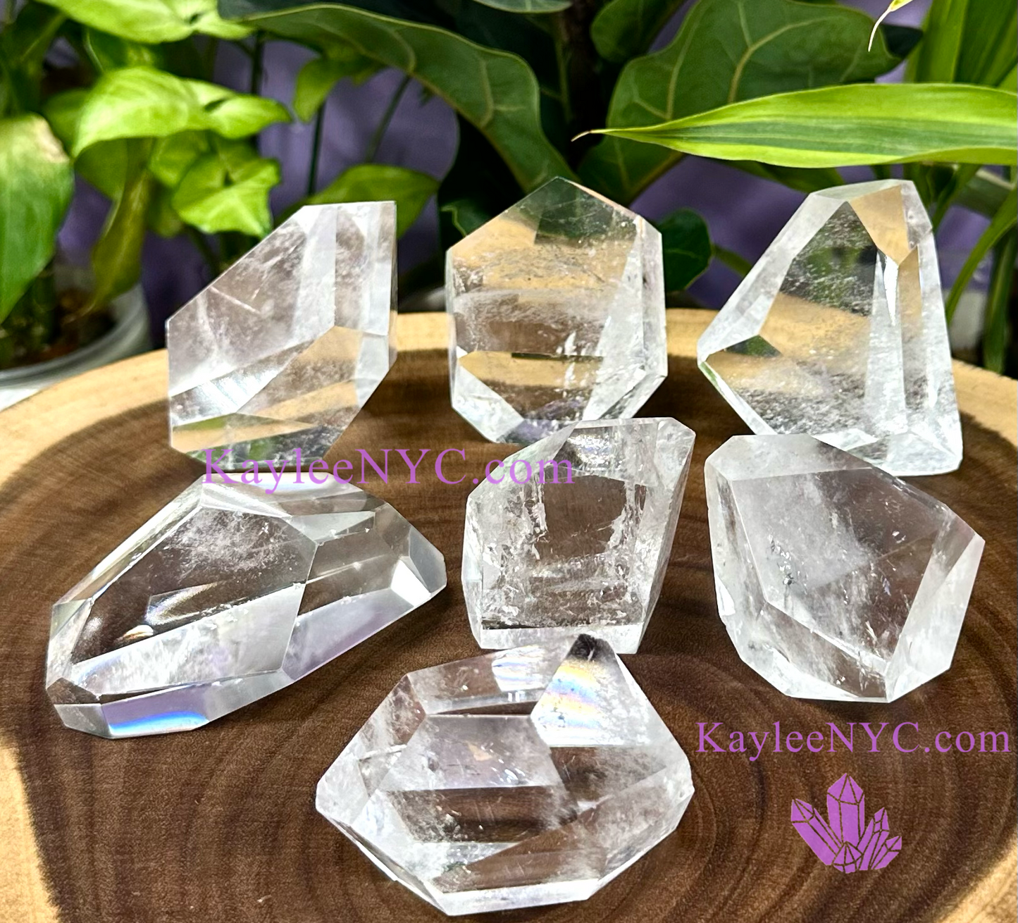 Wholesale Lot 2 lbs Natural Clear Quartz Crystal Polished Freeform Healing Energy