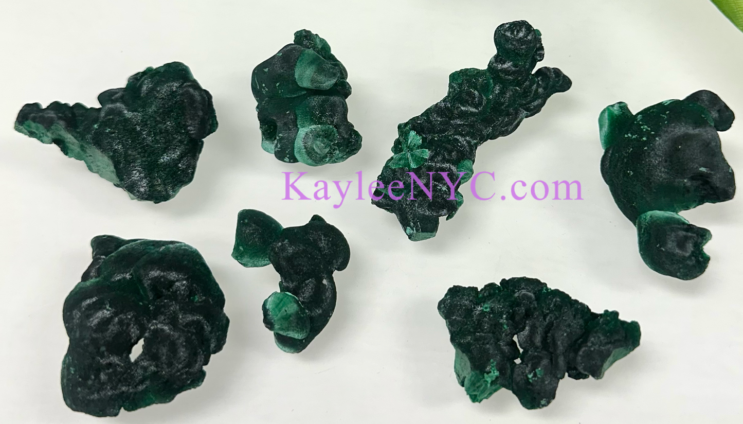 Wholesale Lot 0.5 lb Natural Malachite Specimens Raw Crystal Nice Quality Healing Energy