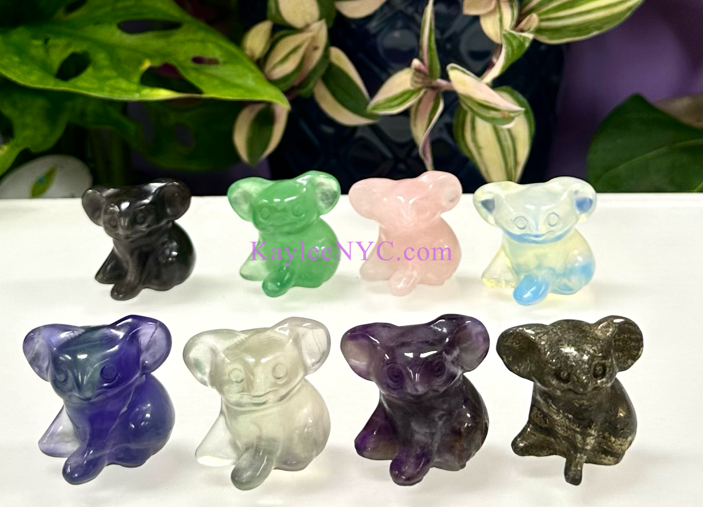 8 PCs 3cm Crystal Koala Bear