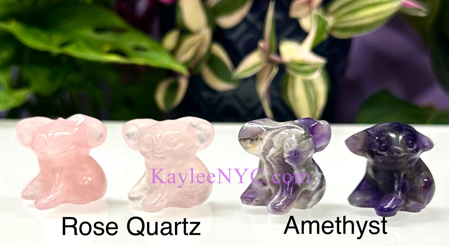 8 PCs 3cm Crystal Koala Bear