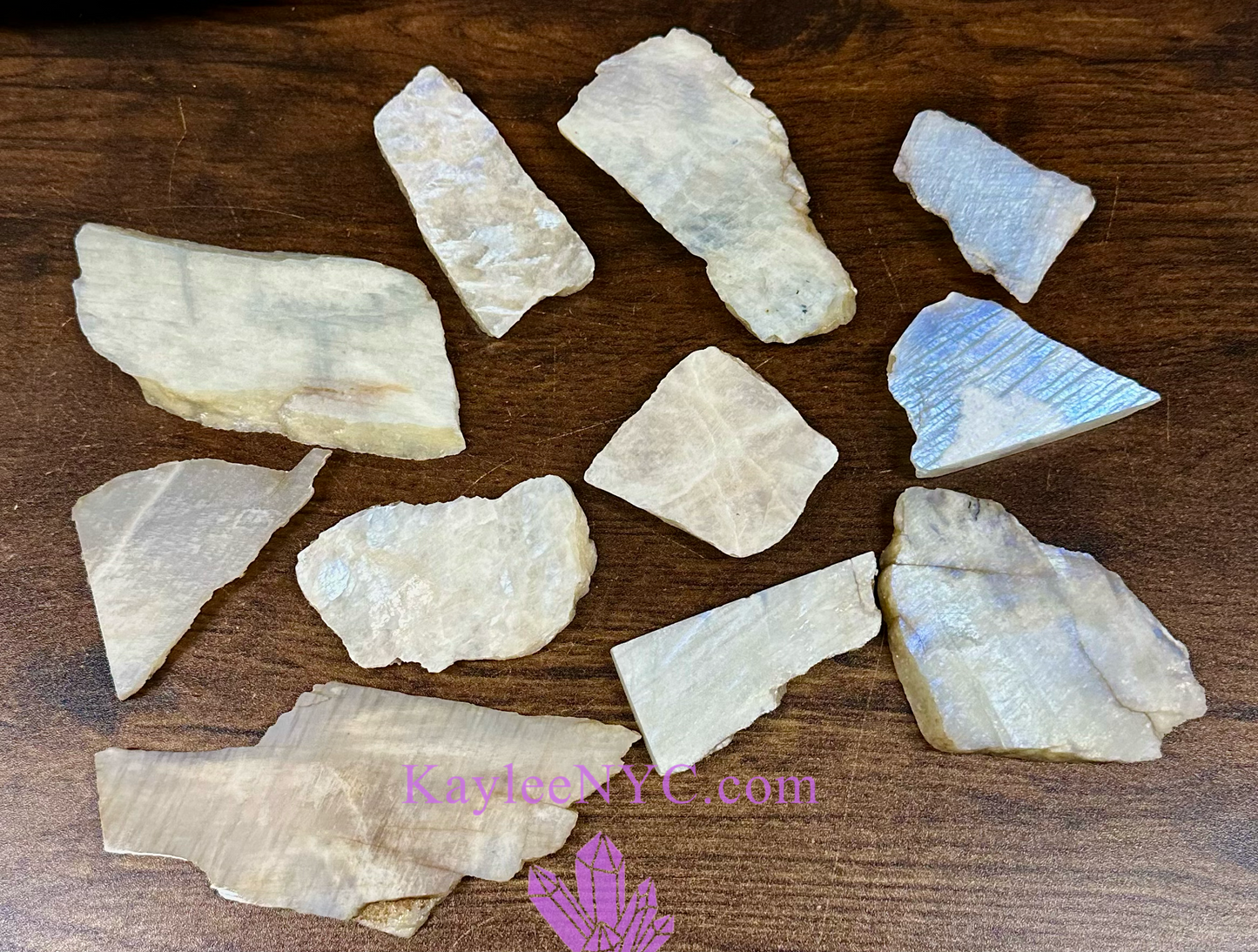 Wholesale Lot 2 lbs Natural Moonstone Slab Crystal Nice Quality