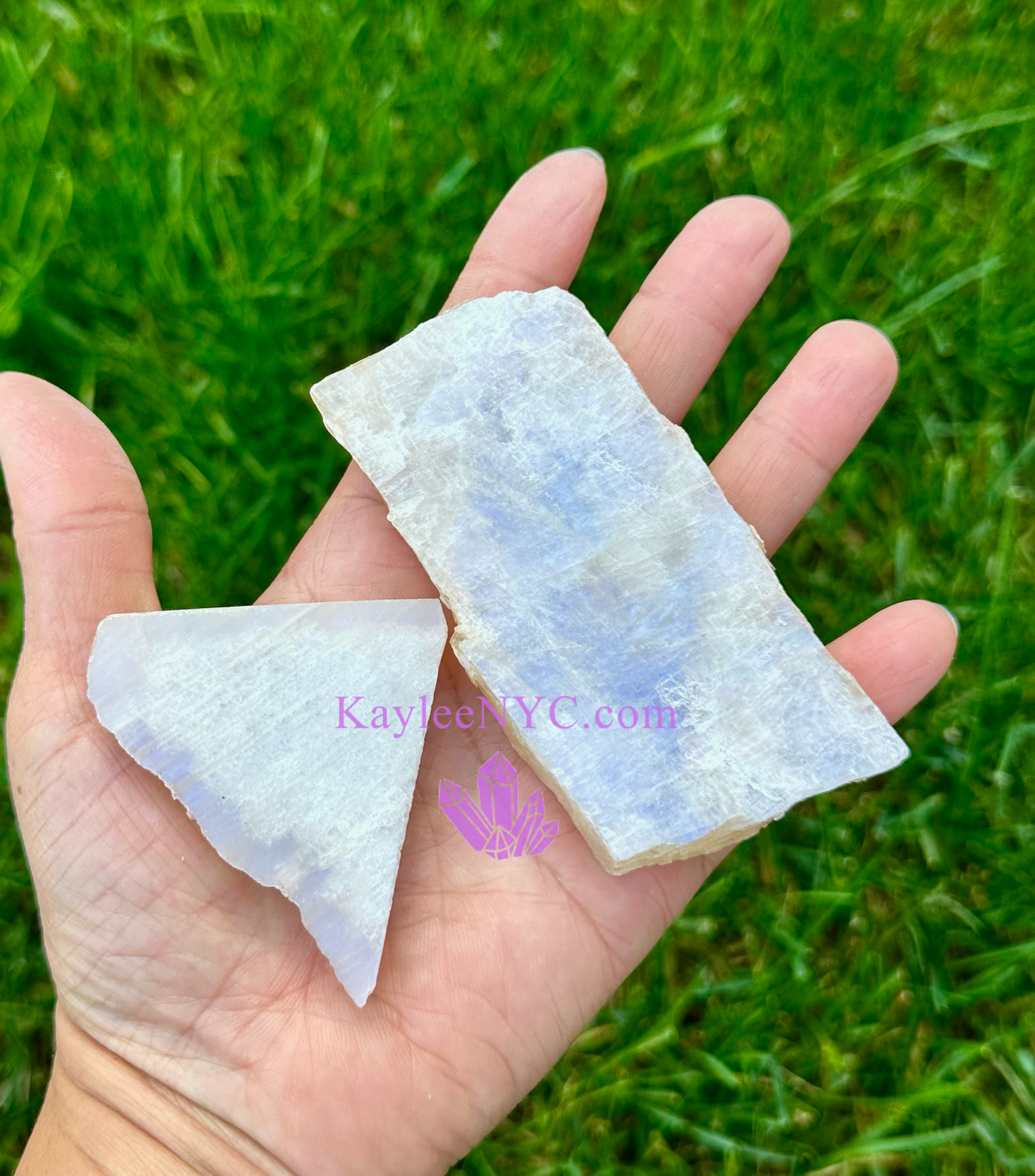 Wholesale Lot 2 lbs Natural Moonstone Slab Crystal Nice Quality