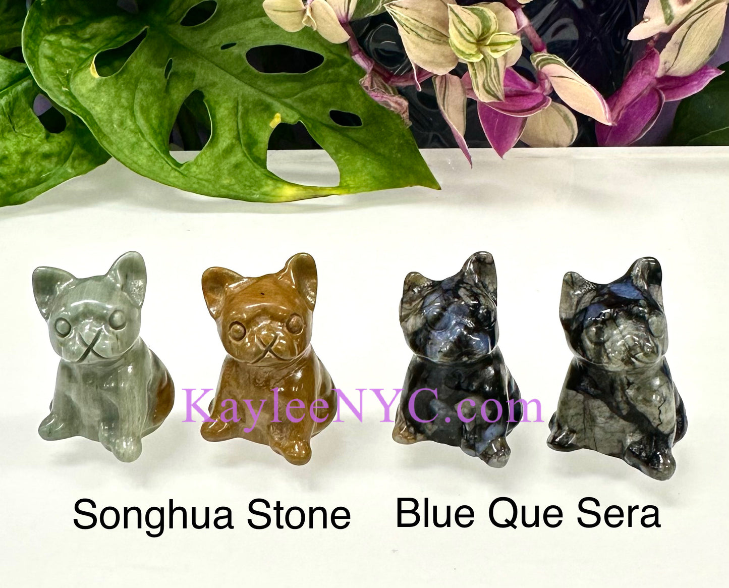 17 PCs 3cm Crystal Dog Healing Energy