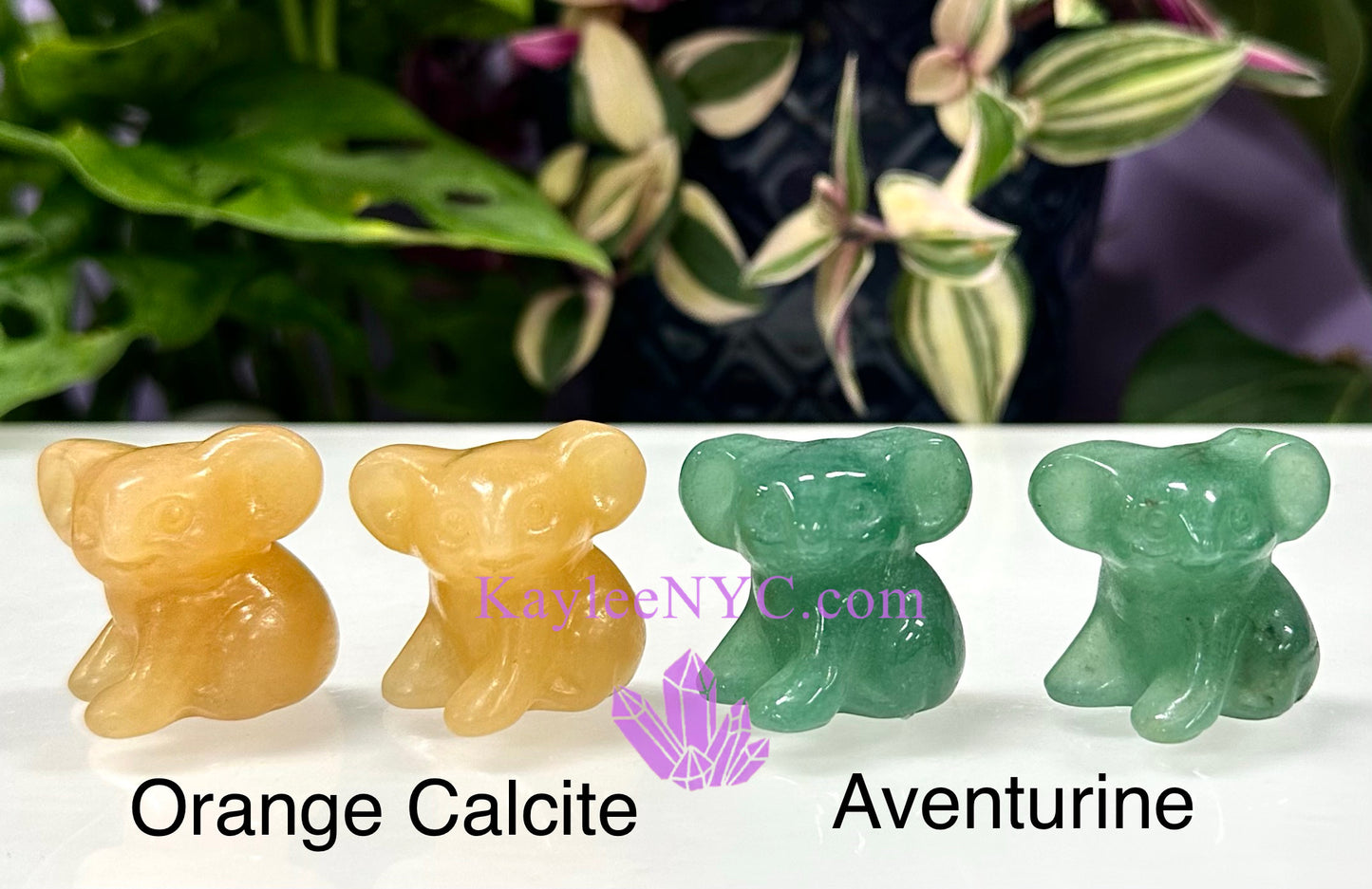 8 PCs 3cm Crystal Koala Bear