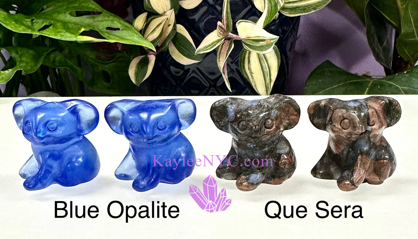 8 PCs 3cm Crystal Koala Bear