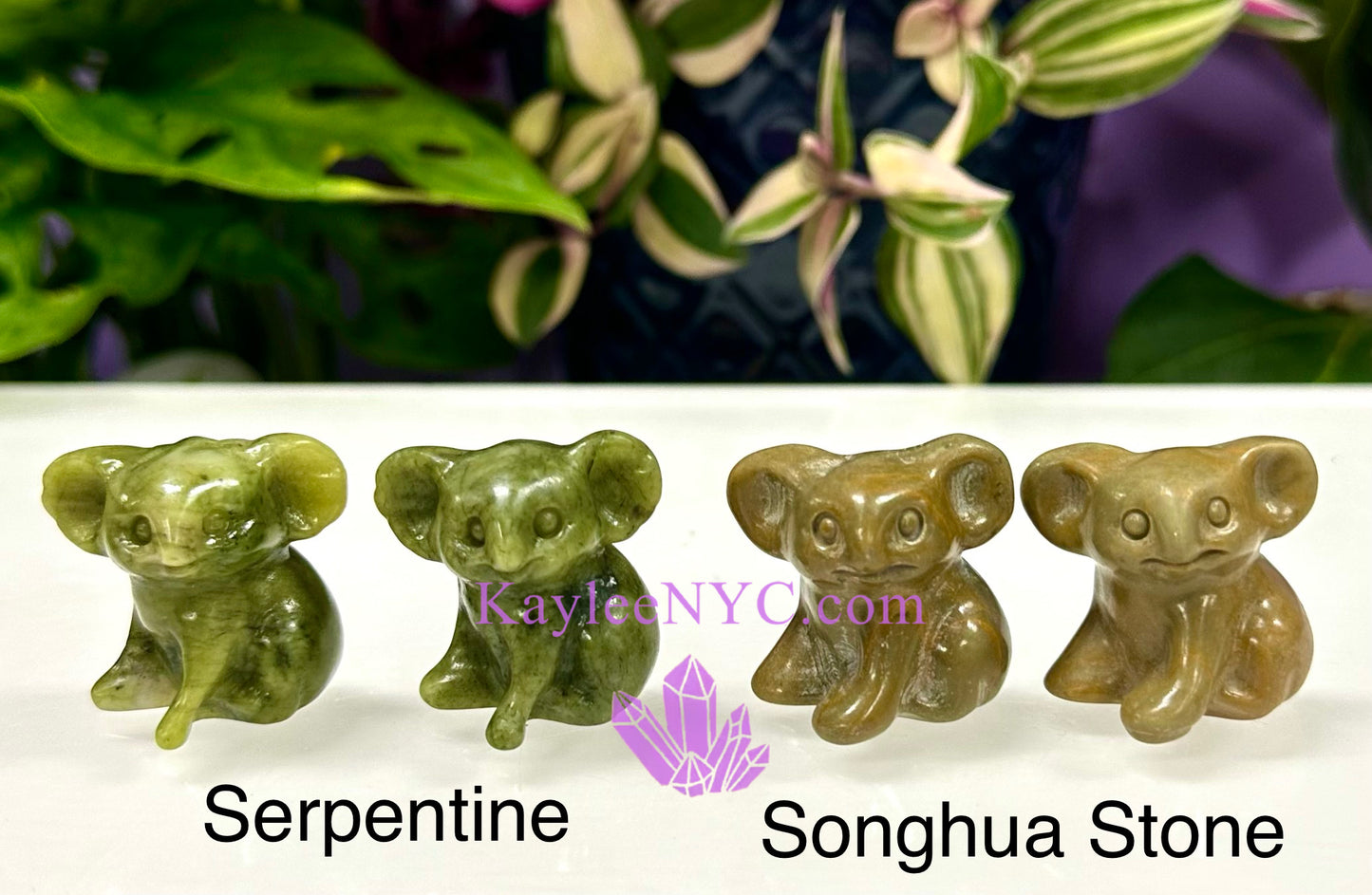 8 PCs 3cm Crystal Koala Bear