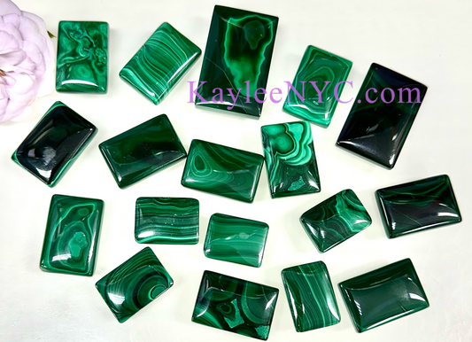 Wholesale Lot 0.5 lb Natural Malachite Cabochon Crystal Healing Energy