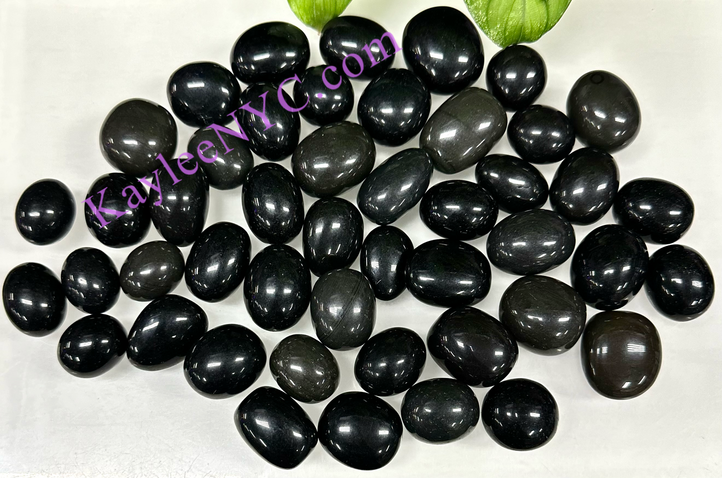 Wholesale Lot 2 lbs Natural Obsidian Tumble Nice Quality healing energy