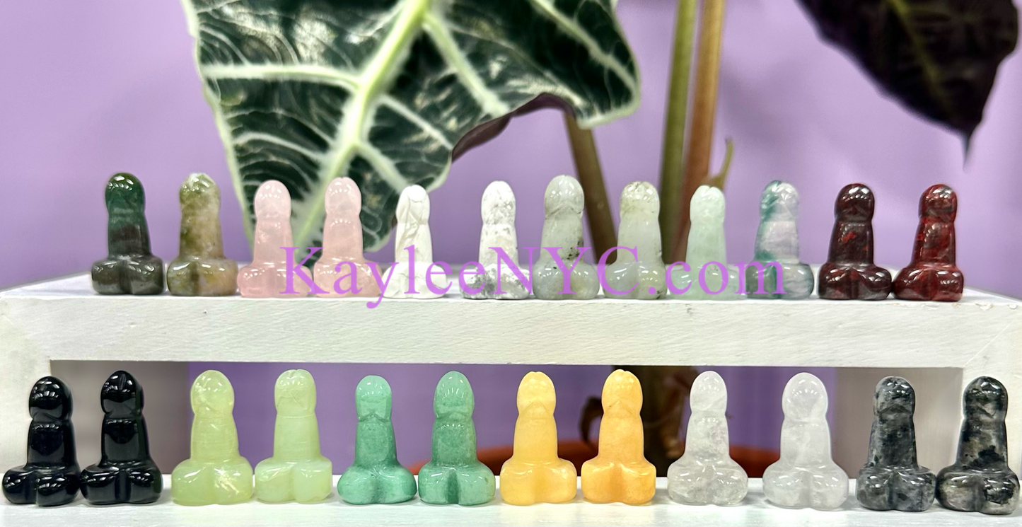 24 PCs 1” Mixed Crystal Mini Peen