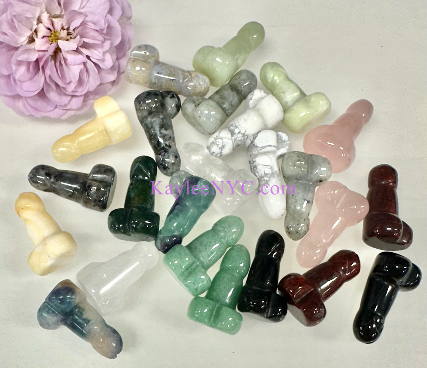 24 PCs 1” Mixed Crystal Mini Peen