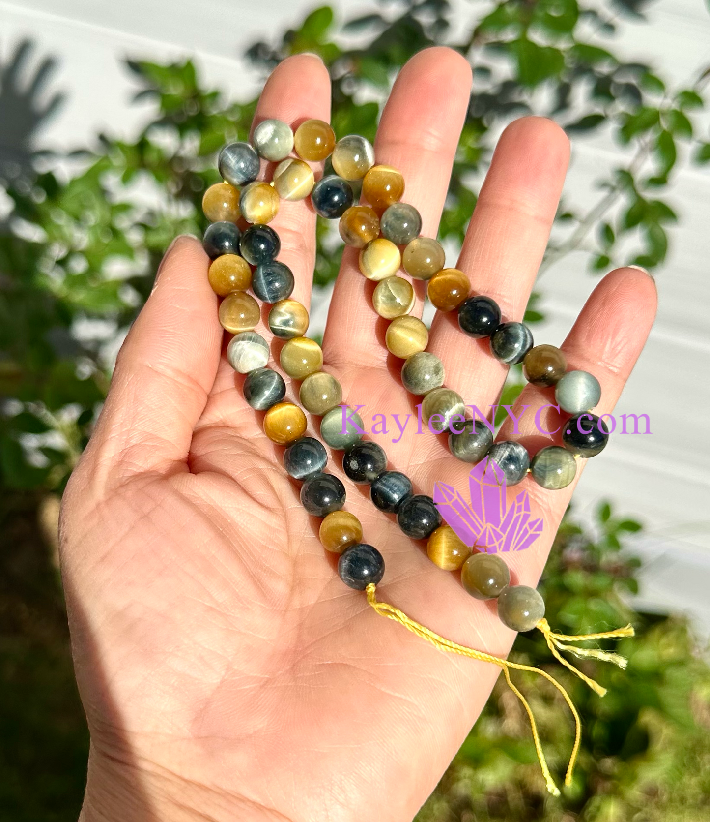 3 strands 8mm Natural Dream Tiger Eye Beads