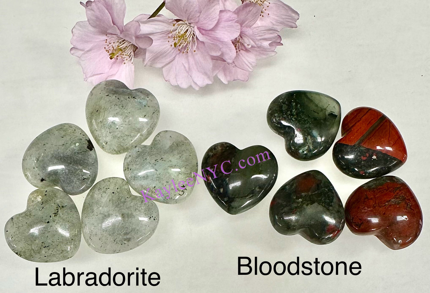 Wholesale Lot 50 Pcs 20mm Mix Crystal Hearts Nice Quality Healing Energy