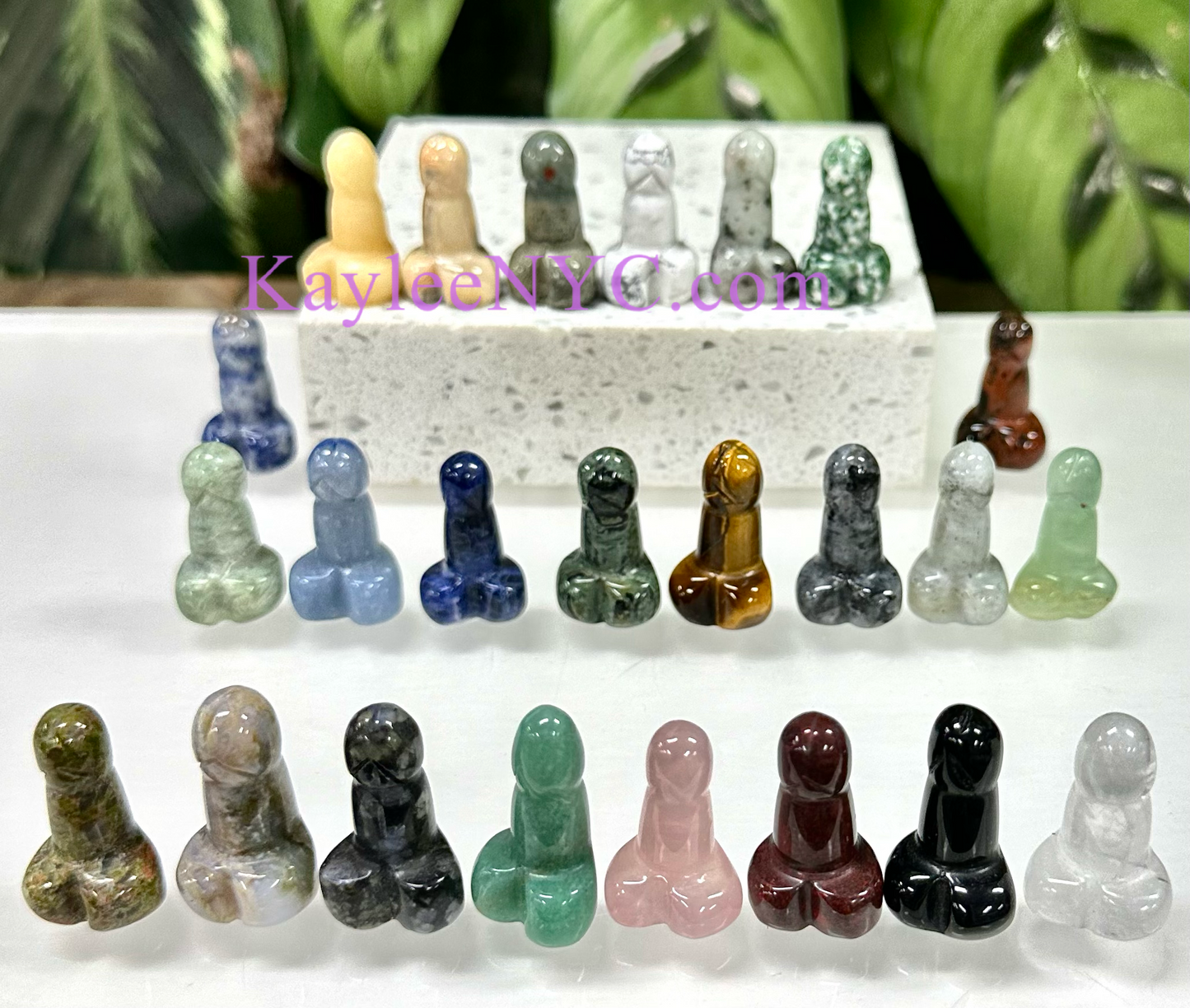 24 PCs 1” Mixed Crystal Mini Peen