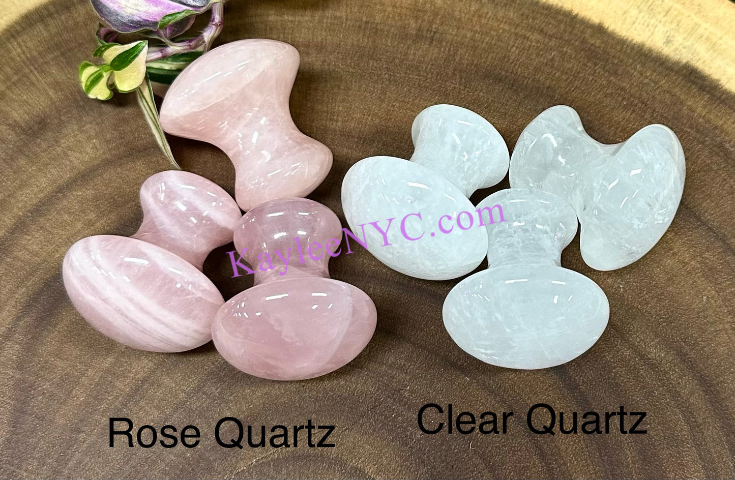 6 pcs Natural Crystal Mushroom Massager