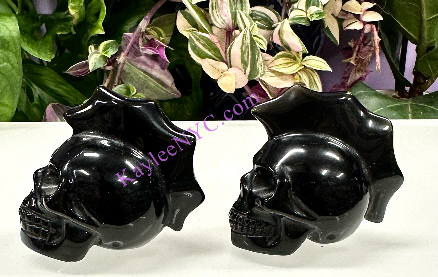 Wholesale lot 6 Pcs 2.5” Natural Crystal Mohawk Skulls Healing Energy