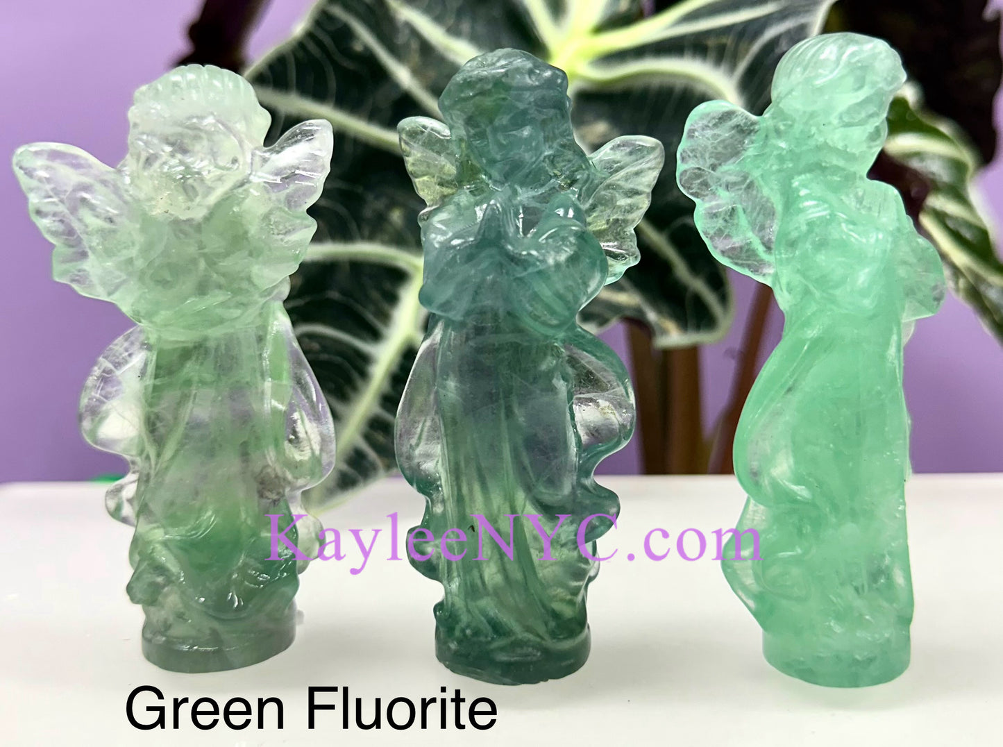 4 pcs 9cm Natural Crystal Angel Healing Energy