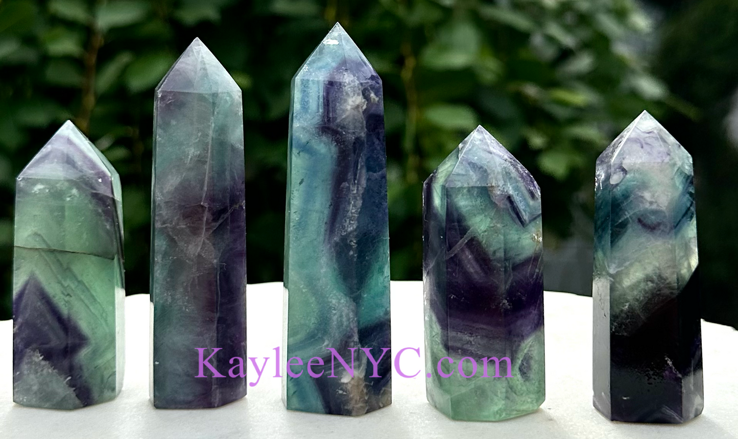 Wholesale Lot 1 Lb Natural Fluorite Obelisk Tower Point Crystal Energy