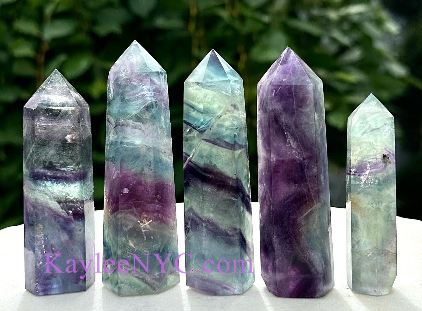 Wholesale Lot 1 Lb Natural Fluorite Obelisk Tower Point Crystal Energy