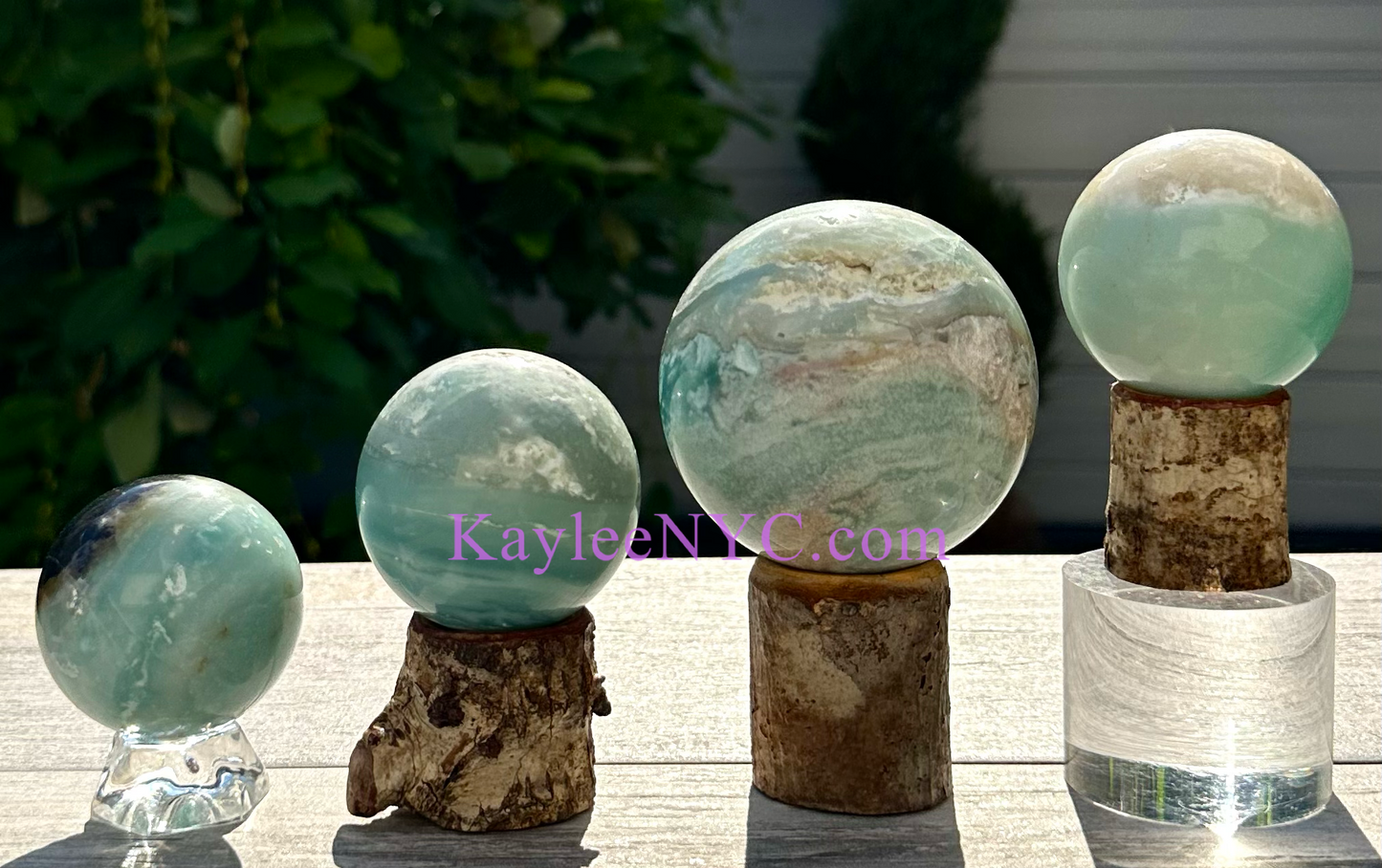 4-5 PCs Natural Amazonite Apatite Sphere