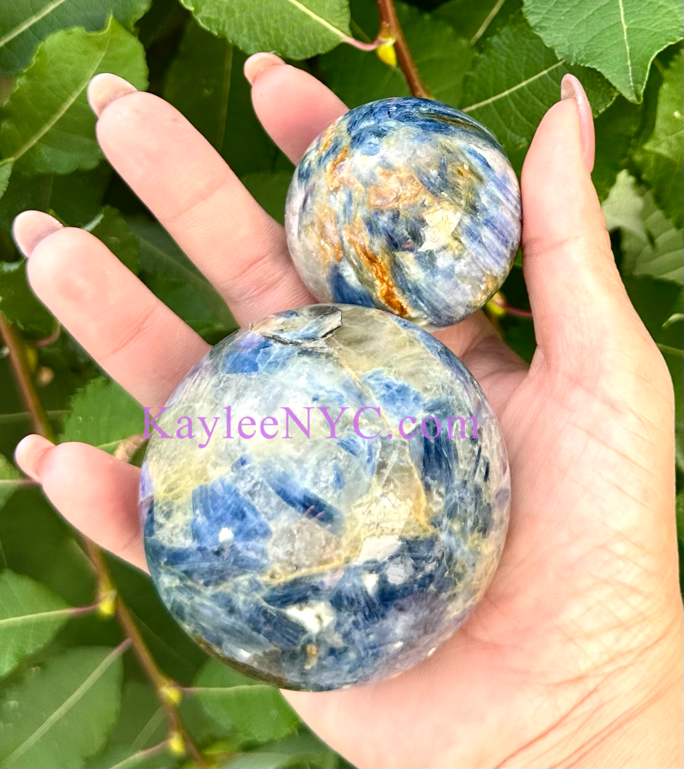 4-5 PCs Natural Blue Kyanite Sphere