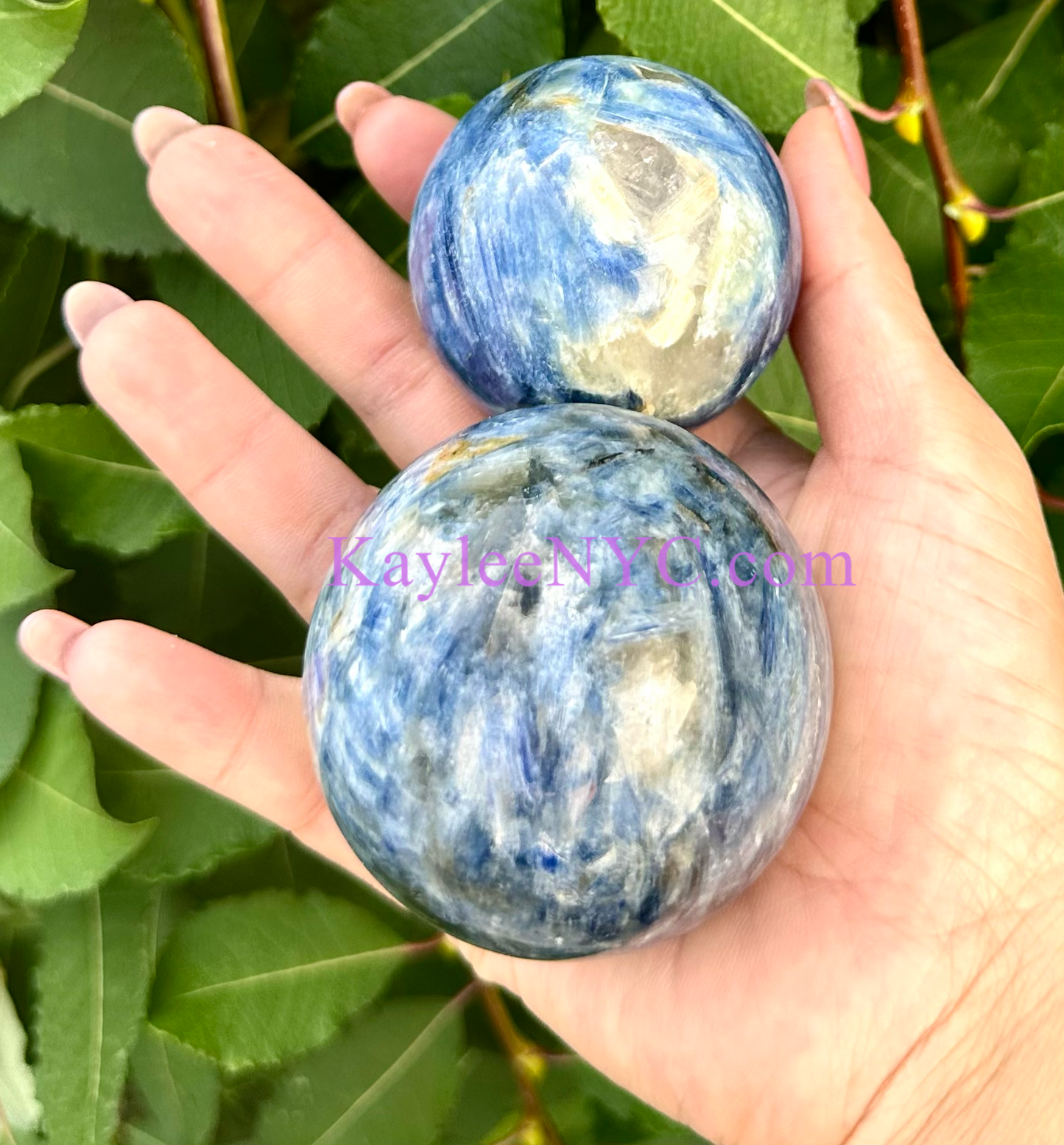 4-5 PCs Natural Blue Kyanite Sphere