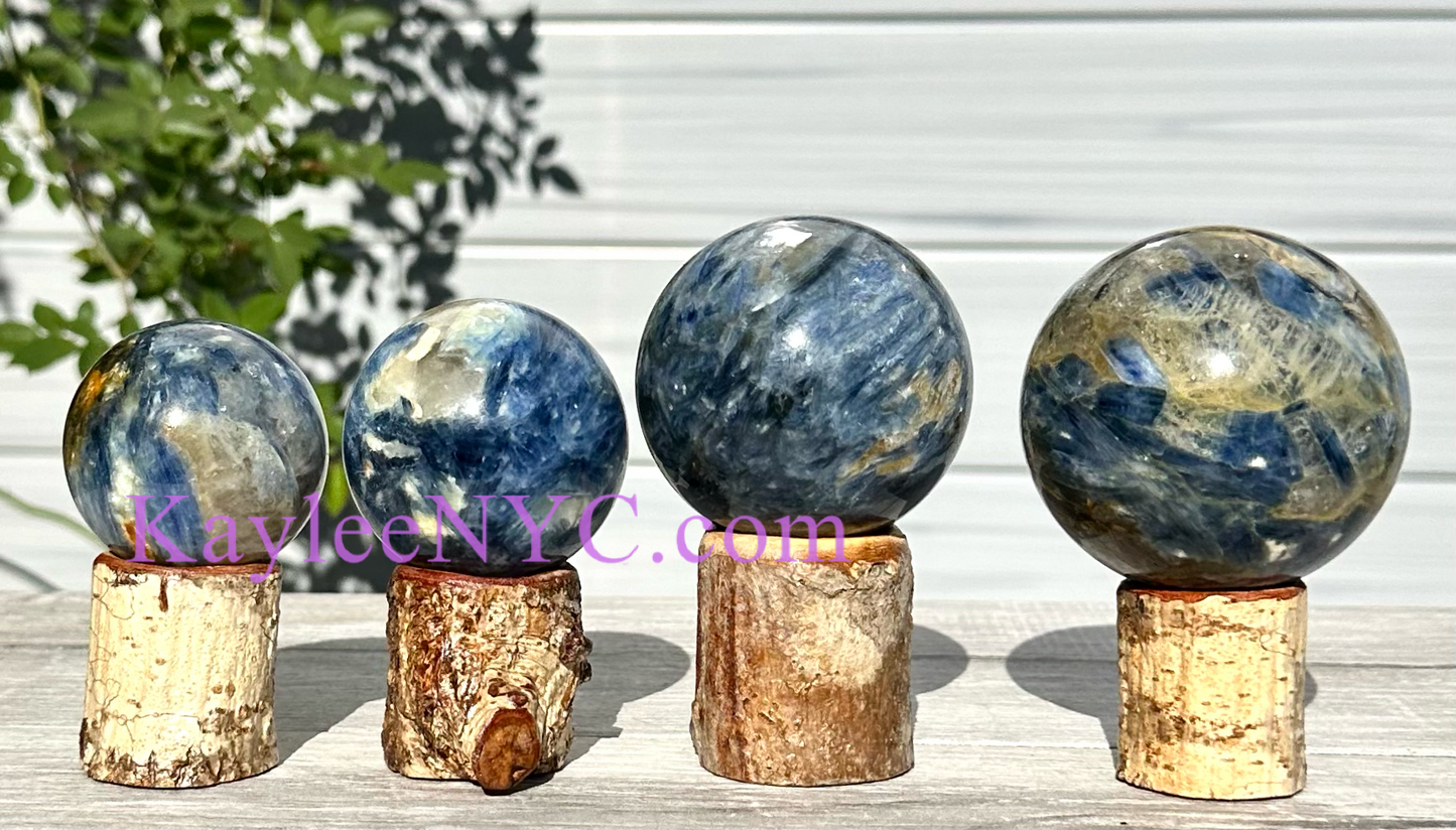 4-5 PCs Natural Blue Kyanite Sphere