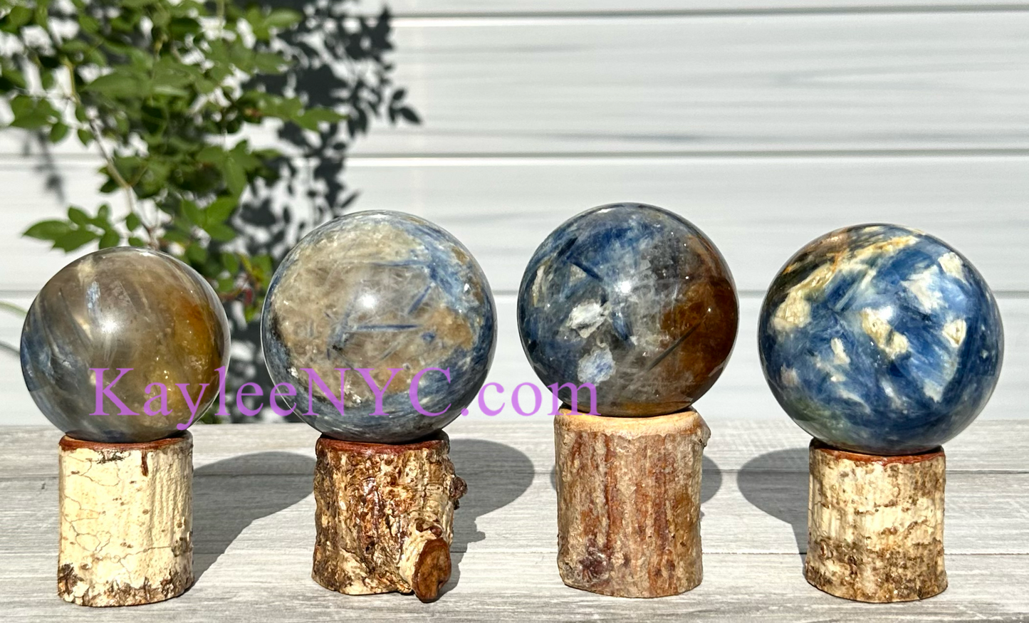 4-5 PCs Natural Blue Kyanite Sphere