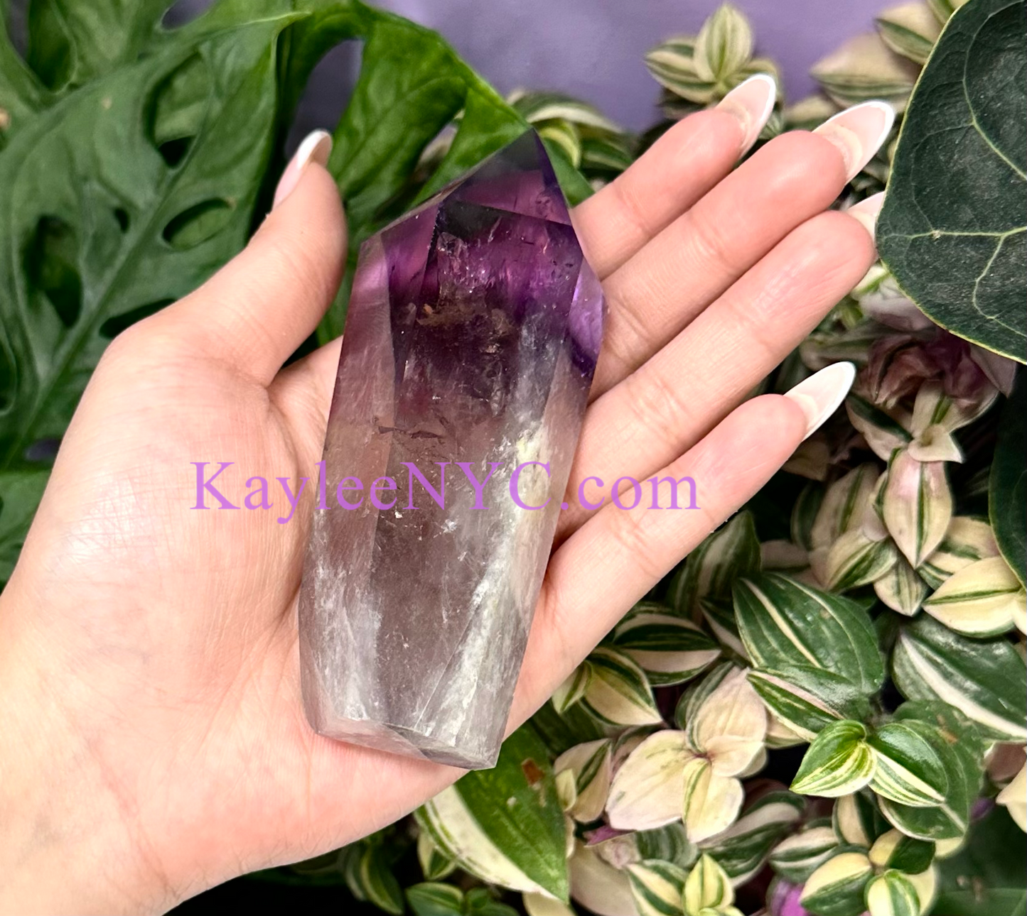 Wholesale Lot 3-4 Pcs Natural Bahia Amethyst Wand Dragon’s Teeth 2.8-3lbs