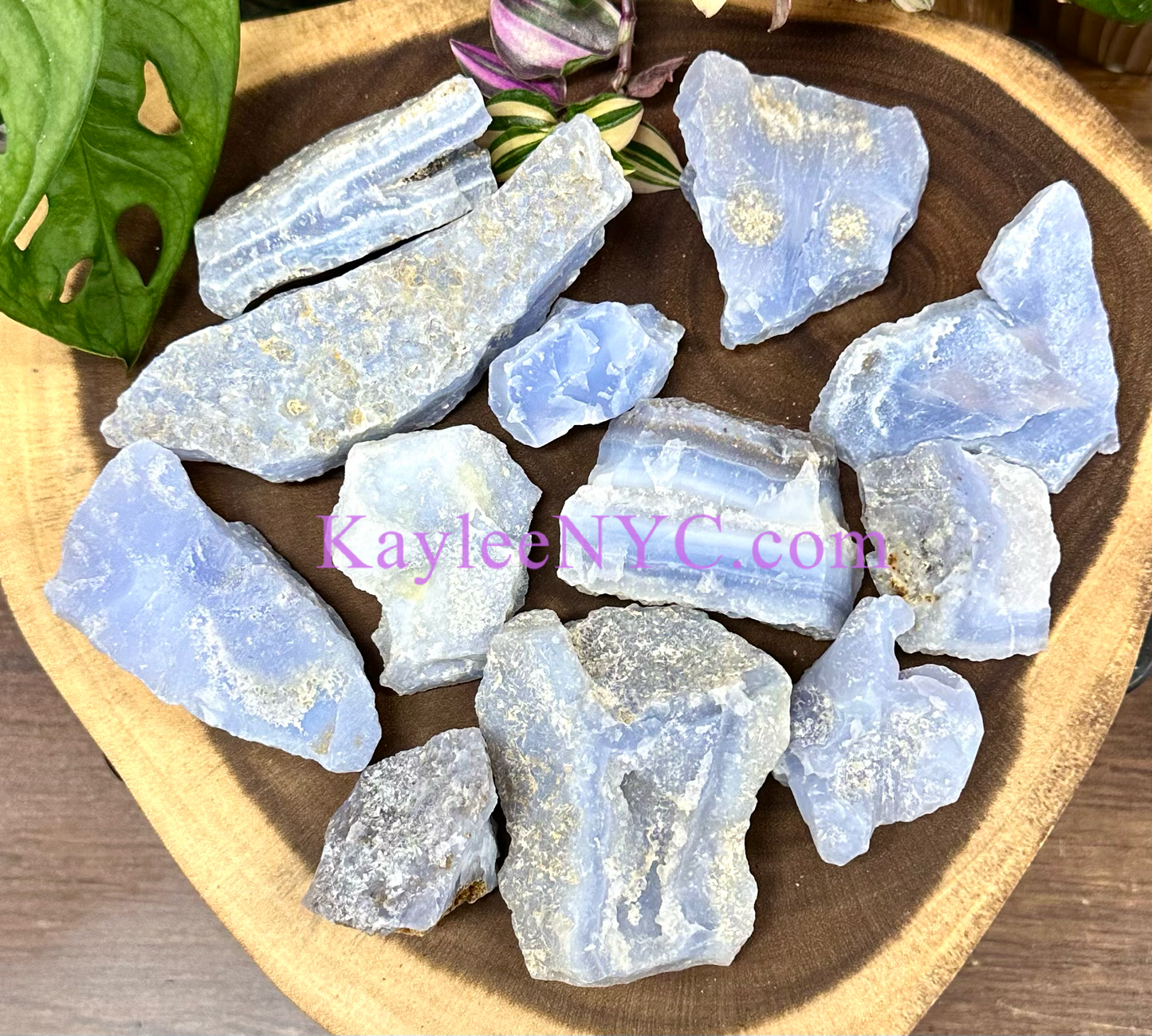 Wholesale Lot 2 lbs Natural Raw Blue Lace Agate Crystal Healing Energy