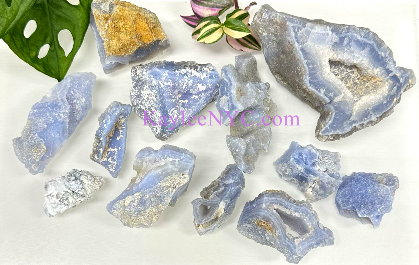 Wholesale Lot 2 lbs Natural Raw Blue Lace Agate Crystal Healing Energy