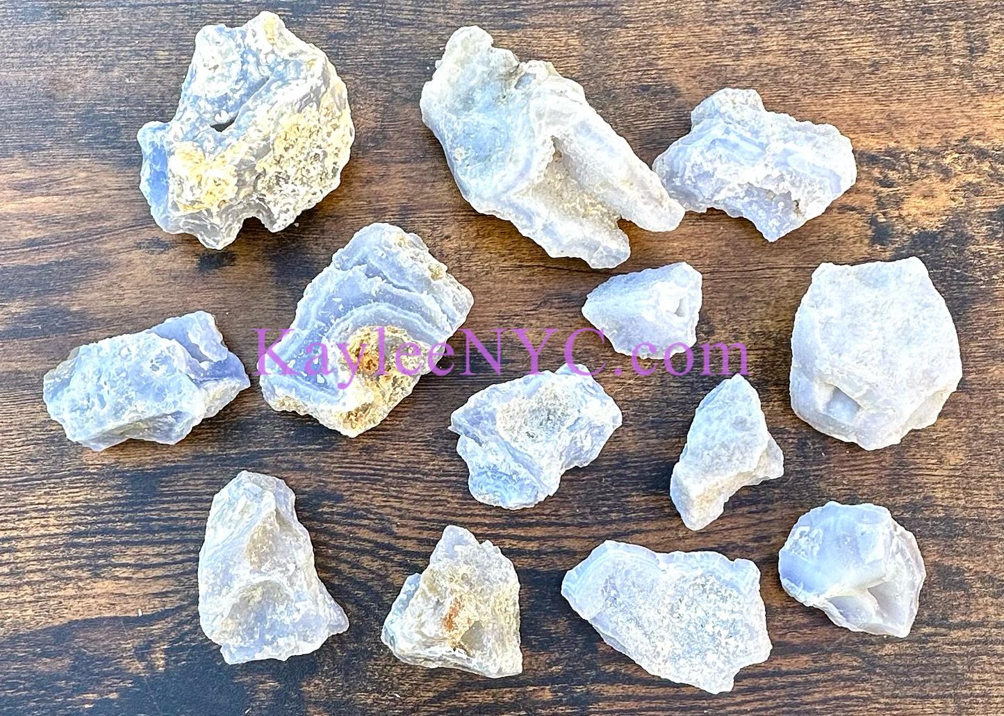 Wholesale Lot 2 lbs Natural Raw Blue Lace Agate Crystal Healing Energy