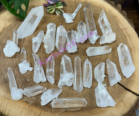 Wholesale Lot 2 lbs Natural Lemurian Quartz Wand Raw Crystal Nice Quality