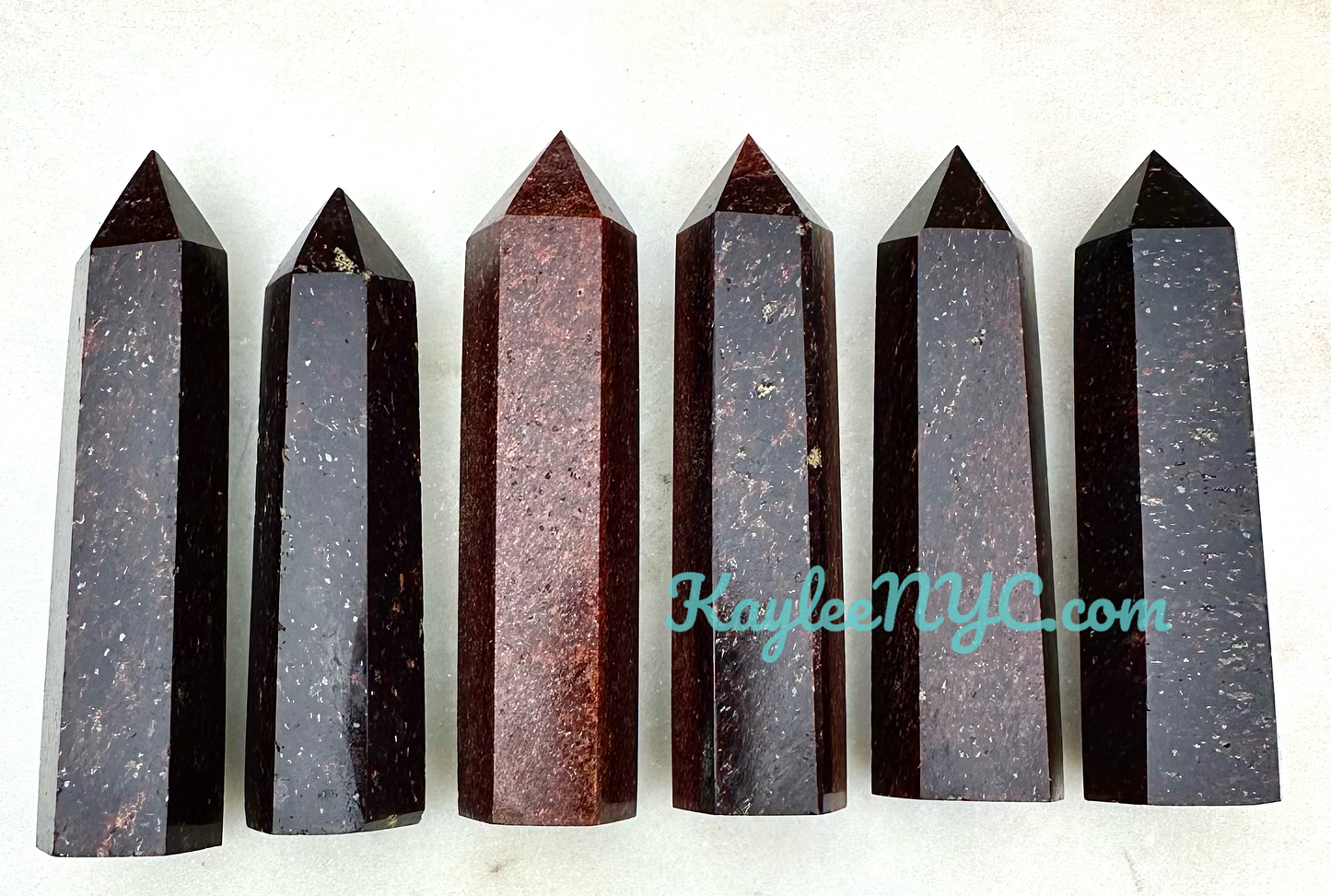 Wholesale Lot 1 lb Natural Red Lepidolite w Mica Tower Obelisk Point Wand Crystal Energy Healing