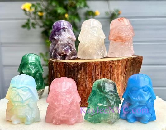 Wholesale Lot 8 PCs mix Crystal Darth Vader Crystal Healing Energy