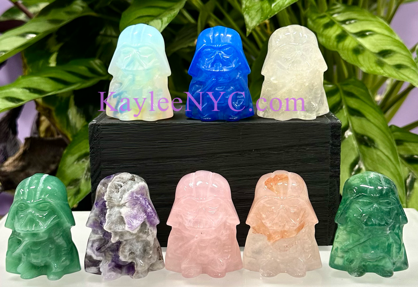 Wholesale Lot 8 PCs mix Crystal Darth Vader Crystal Healing Energy