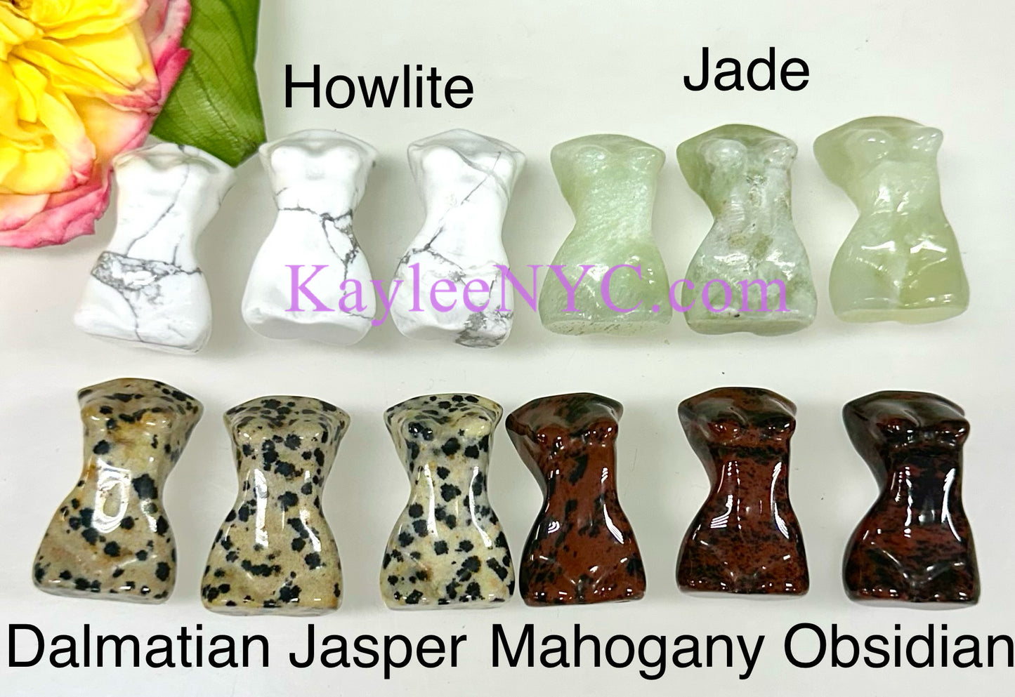 13 PCs 1.2” Natural Crystal Goddess