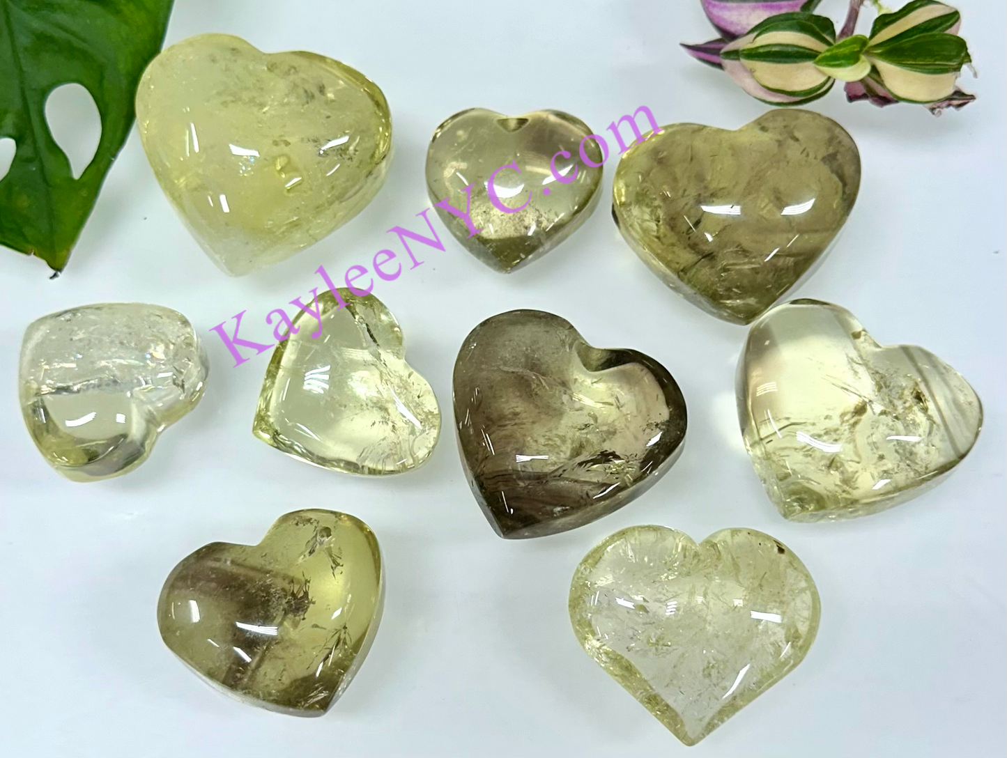 Wholesale Lot 1 lb Citrine Crystal Heart Healing Energy